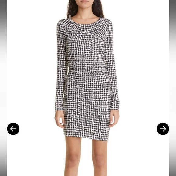 Baum Und Pferdgarten Houndstooth Mini Dress - Picture 2 of 9